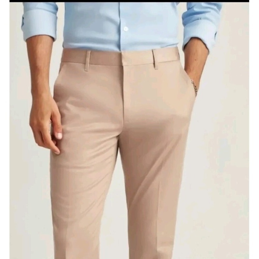 Bonobos straight fit tan 36/30 Wednesday trousers Chinos Khaki Lightweight EUC